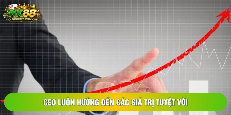 CEO luôn hướng đến các giá trị tuyệt vời CEO luôn hướng đến các giá trị tuyệt vời