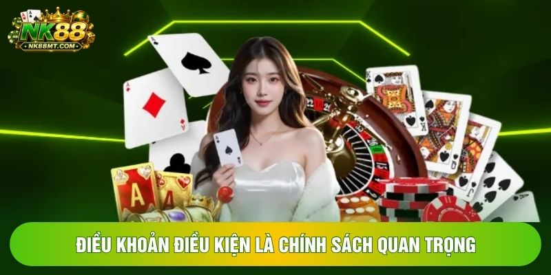 Điều khoản điều kiện là chính sách quan trọng Điều khoản điều kiện là chính sách quan trọng
